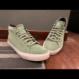 Men’s Green Suede “State” Hightops